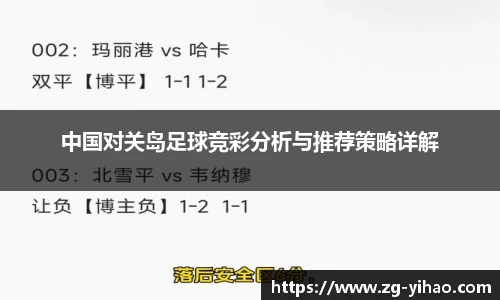 中国对关岛足球竞彩分析与推荐策略详解